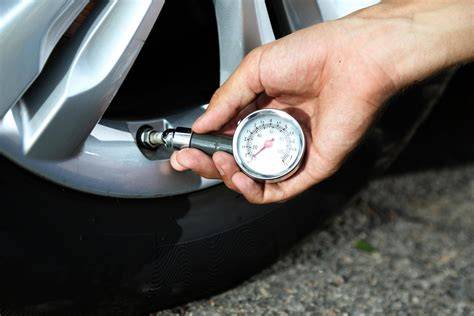 graf tlaku pneumatik v automobilu