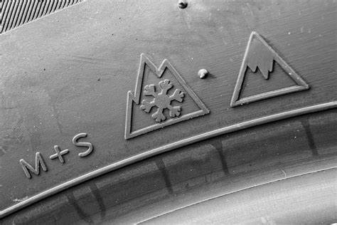 symbol 3PMSF na bočnici pneumatiky