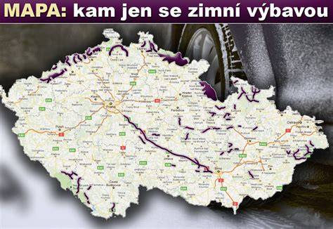 Mapa legislativy zimních pneumatik v Evropě - kdy a kde jsou pravidla výslovná