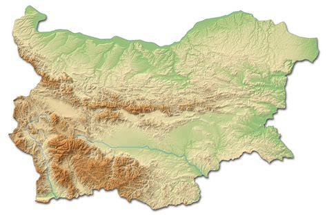 Mapa dálnic a vinět Bulharska