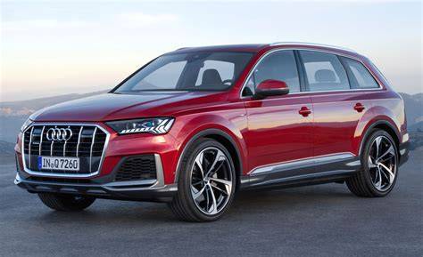 Infografika: Porovnání verzí Audi Q7 - spalovací, hybrid, elektromotor