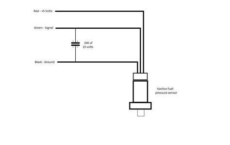 schematic rail pressure sensor wiring