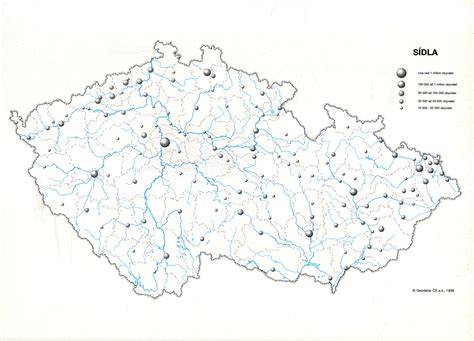 Mapa sídla společnosti v ČR