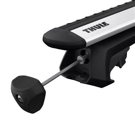Obrázek aerodynamických Thule WingBar EVO a uzamykatelných patků