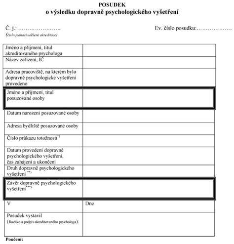 Infografika: Dopravně-psychologické vyšetření - proces a doklady