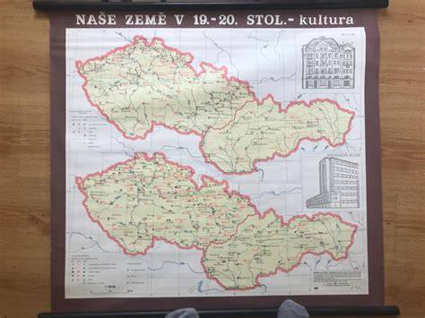 Mapa hlavních 20. století čs. automobilových značek