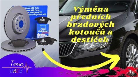 Infografika: Přehled výměny kotoučů a destiček na Octavii 1
