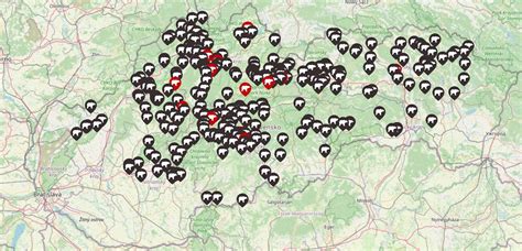 Mapa výskytu závad blinkrů na motocyklech BMW na světě