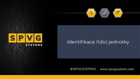 Infografika identifikace štítku řídící jednotky