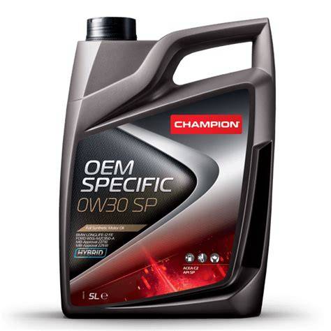 Infografika: Přehled řady CHAMPION OEM SPECIFIC 0W30 LL III FE a kompatibility s VW