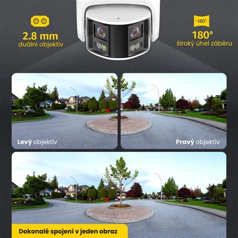Panoramatická kamera 180° v akci