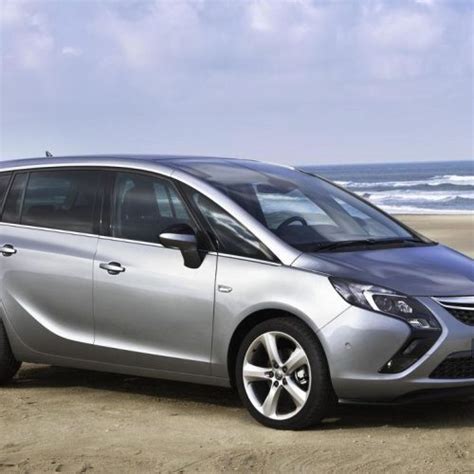 Map/diagram ukazující rozhraní palubního systému Opel Zafira