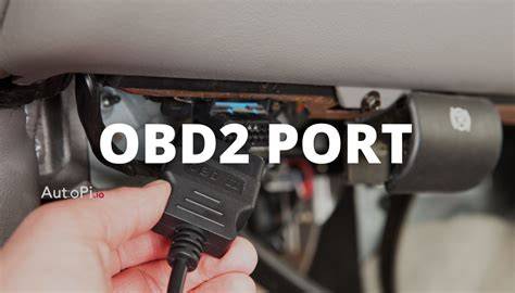 obd2 zásuvka umístění interiér vozu