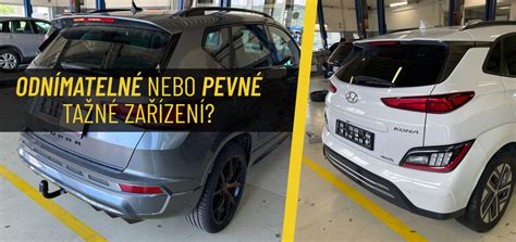 Infografika: Jak funguje pevné vs. odnímatelné tažné zařízení