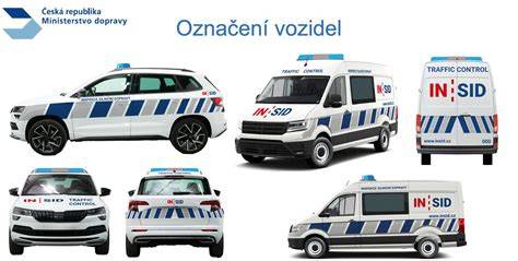 grafické znázornění označení policejních vozidel