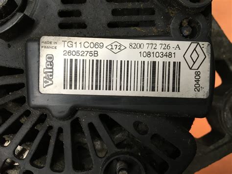 VALEO TG11C069 kompatibilita a identifikace