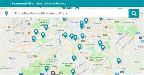 Mapa STK a měření emisí v regionech