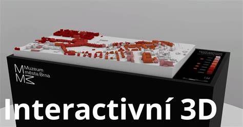 Interaktivní mapa a 3D modely měst