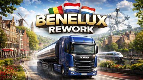 Benelux Rework mapa aktualizace