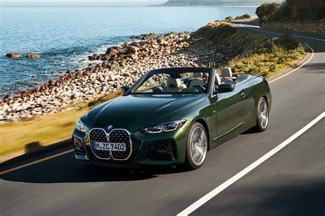 Infografika: Srovnání rozměrů a hmotností BMW řady 4 Cabrio