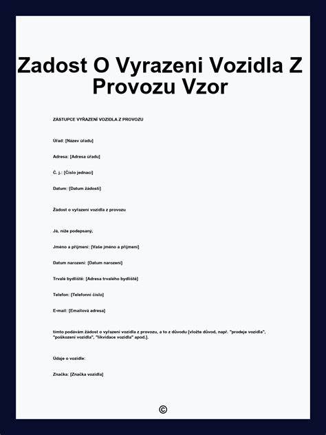 infografika procesu vyřazení vozidla z provozu