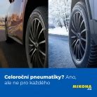 infographic celoroční pneumatiky hlavní výhody nevýhody