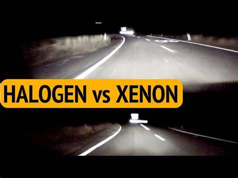 Infografika: Porovnání xenon vs. halogen světla a jejich dopad na viditelnost