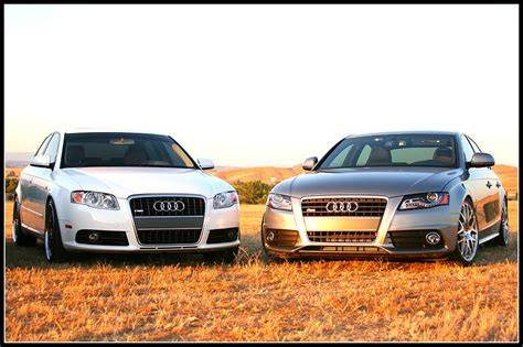 Infografika: Audi A4 B8 vs B7 - konstrukční rozdíly