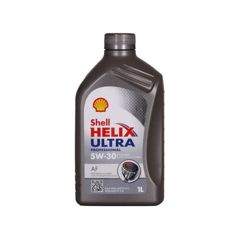 Shell Helix Ultra AF 5W-30 - technická specifikace (obrázek výkresu)