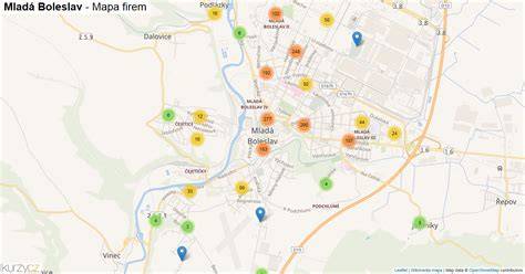 mapa STK Mladá Boleslav