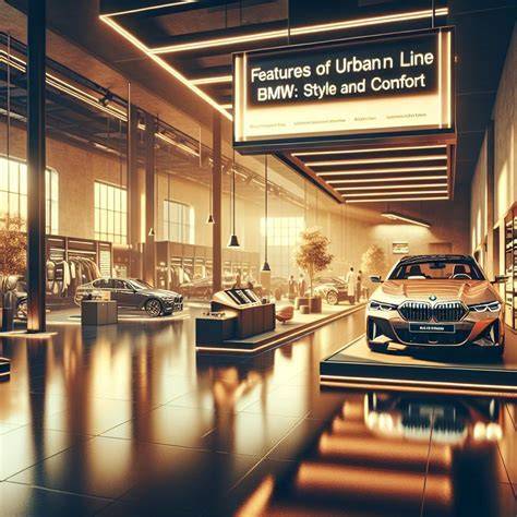 vizuální zobrazení Urban Line a bílé prvky BMW