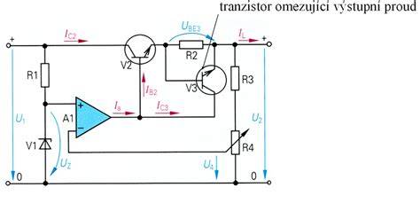 ilustrativní diagram zapojení stabilizátoru