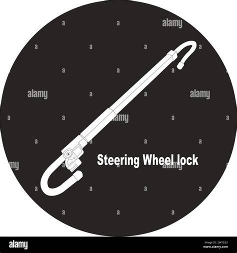 illustration of steering lock internals