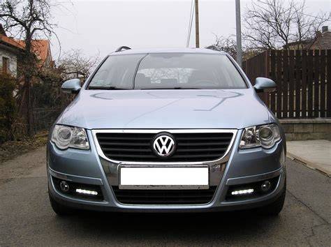 LED denní světla Passat B6 diagram zapojení