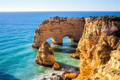 pobřeží Algarve vyhlídka a útesy