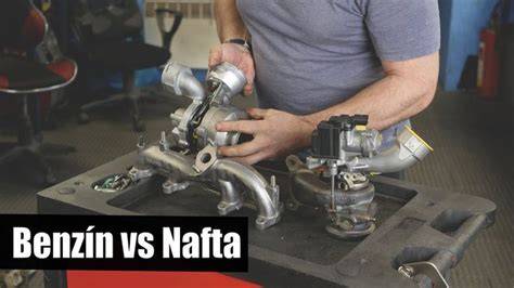 Infografika srovnání motorů W211 (benzínové vs. naftové)