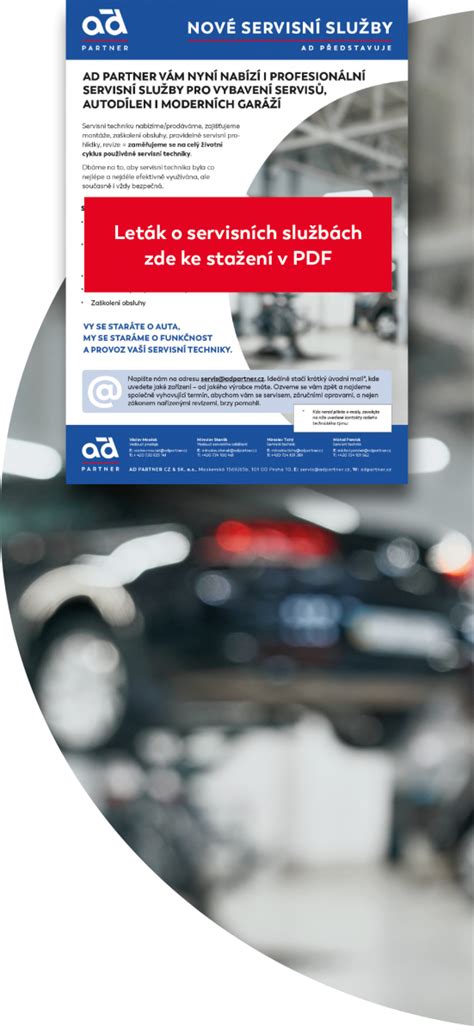 infografika: servisní služby a nabídky