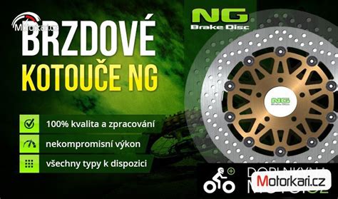přehled brzdových kotoučů NG