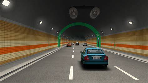 tunel Blanka vizualizace mapy