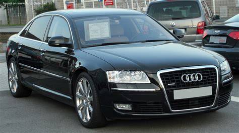 grafika schematická technická data Audi A8 D3