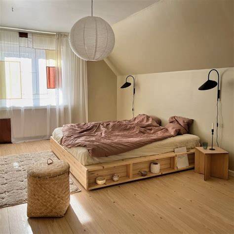 karup design dvoulůžková postel dřevěná