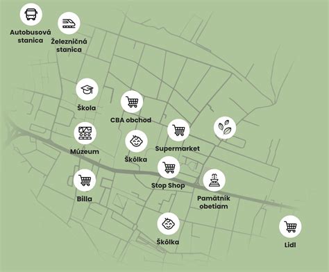 Mapa dostupnosti a prodejní lokalita Litoměřice/Krbec