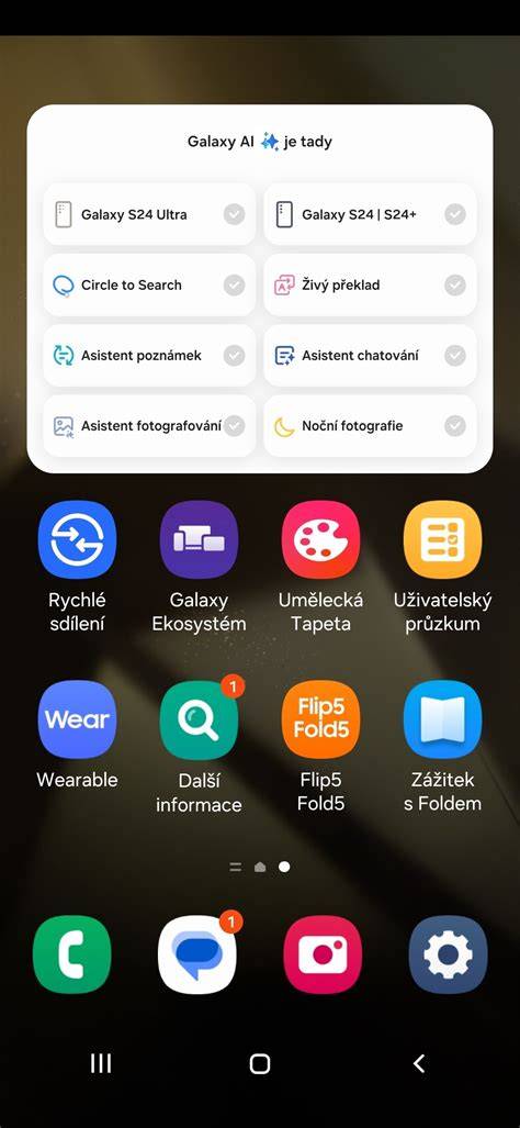 informační grafika o systémech Galaxy