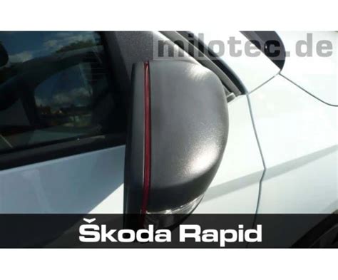 infografika sklápění zrcátek Škoda Rapid
