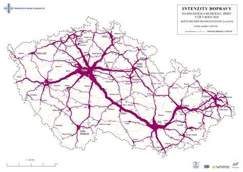 Mapa změn silniční sítě Evropa