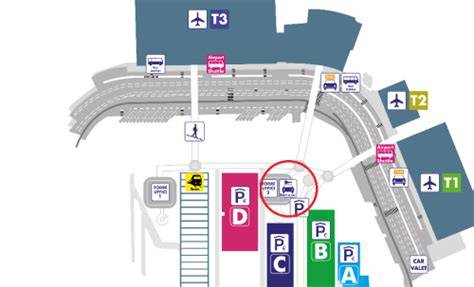 Car rental zones at Rome Fiumicino airport