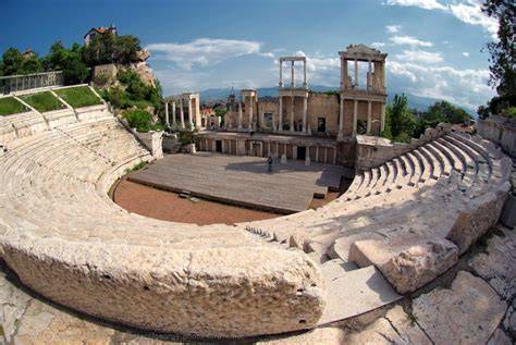 plovdiv římské divadlo a staré město