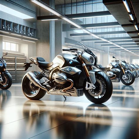 moderní showroom BMW motorky a vozy