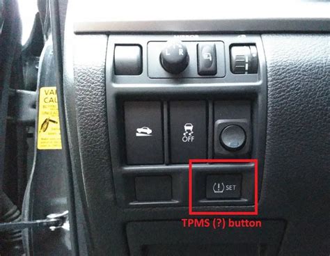 TPMS a vozy s tlačítkem reset