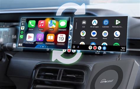 displej Android Auto v autě